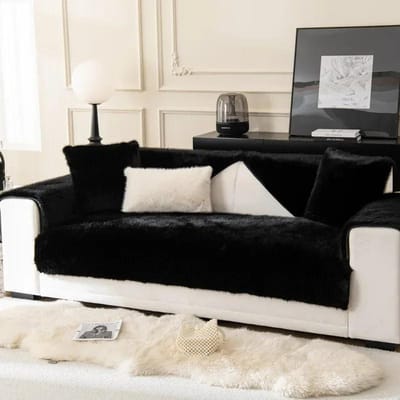 Verdikte Pluche Bankkussen Super Zacht Antislip Bankhanddoekhoezen Luxe Europese Universele Bank Sliphoezen voor Woonkamer A 70x70cm 1pc