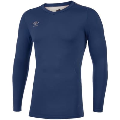 Umbro Heren Elite V Neck Base Layer Top (Marine)