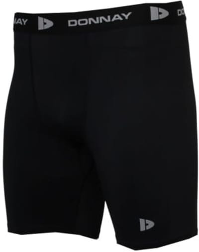 Donnay - Compressie Short - Thermo/Sportshort (15cm) - Heren - Black (020) - maat S