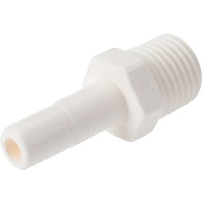 4mm x 1/8'' NPT insteekfitting POM Buitendraad EPDM [10 Stuks]