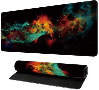 SnelShoppen - XXL Muismat Bureau-Onderlegger Gaming met Antislip voor Draadloze Muis, Laptop, Computer en PC - Ideaal voor Kantoor, Thuis en Gaming -