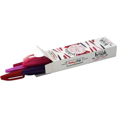 Pentel Arts - Handlettering Brush Pennen - Sweet Flora - 6 stuks