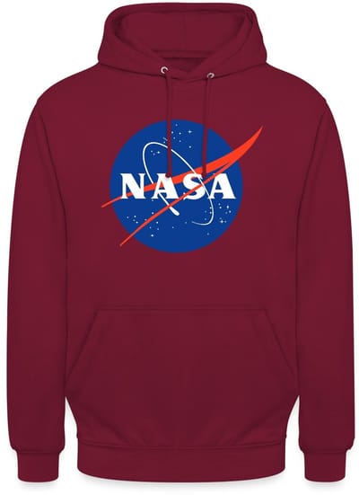 NASA klassiek logo Hoodie Unisex