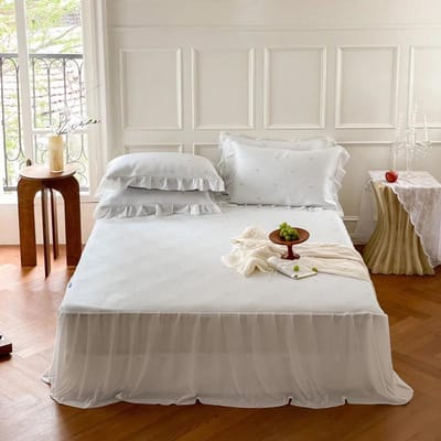 Eenvoudige Jacquard Bedrok met Koel IJsspier Airconditioning Mat met IJszijde Mat voor Meisje Airconditioning Kamer Mat 180   200cm