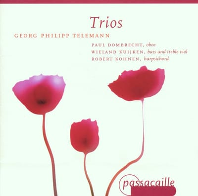 Robert Kohnen, Paul Dombrecht & Wieland Kuijken - Telemann: Trio-Sonatinas (CD)