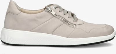 SOLIDUS sneaker dames HALEA, 56285-20868 - MOOTH LEATHER NUBUK LINO - GRAY (F ) maat EU: 38 2/3 en UK: 5,5