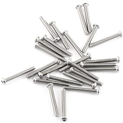 Dailygoody - M2.5 Kit van 300 Stuks - Bouten en Schroeven - Duurzaam en Corrosiebestendig - M2.5 x 4/5/6/8/10/12/16/20mm - Inclusief Moeren - Gesc...
