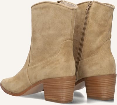 LINA LOCCHI Az71 Enkellaarsjes - Enkelboots met rits - Dames - Beige - Maat 37