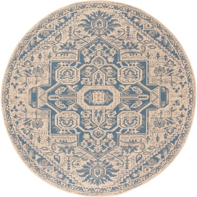 Vloerkleed Elba rond in- & outdoor | Safavieh