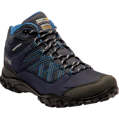 Regatta Vrouwen/dames Edgepoint Waterdichte Wandelschoenen (Marine / Benzine)