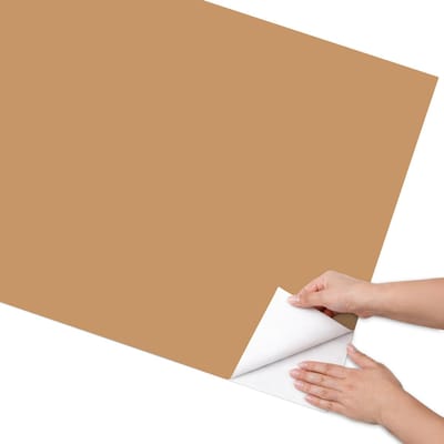 Coloray Meubel Wrap Folie - Oranje Meubelfolie - 75x150 cm - Wrapfolie Keuken Doffe oranje - Decoratiefolie - Minimalist Meubelfolie - Meubel Wrap Folie - Woonkamer decoratie - Achtergronden en patronen