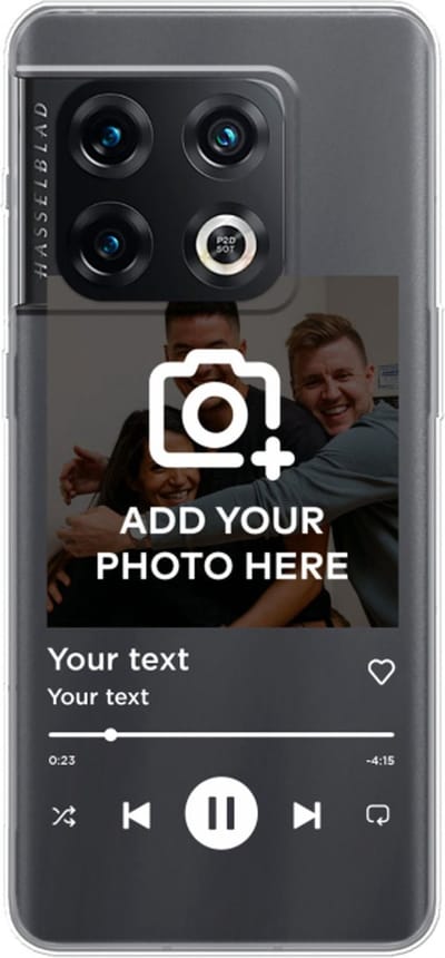 Gepersonaliseerd - Case Company® - Hoesje geschikt voor OnePlus 10 Pro hoesje - Music Player - Soft Cover Telefoonhoesje - Bescherming aan alle Kanten en Schermrand