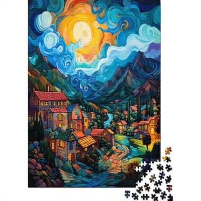 Puzzel 1000 Stukjes - Legpuzzel Volwassenen - Ontspanning Thuis - Precisie Pasvorm - 75x50 cm