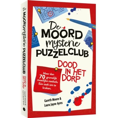 De Moordmysterie Puzzelclub 1 – Moord in het Dorp - Detective Puzzelboek met 70+ Breinbrekers