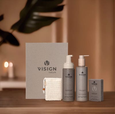 Giftbox 4 Shower Foam + Body Lotion + Shampoo Bar + Solid Bar Bag No Planet B