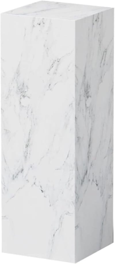 Vierkante Zuil - Display Sokkel - Producten Presenteren - Hoge Dichtheid Plaat - 50 x 50 x 50 cm - Wit