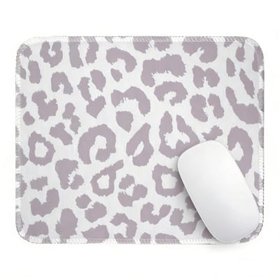 Muismatten, gaming-muismat, luipaardmotief, antislip rubberen onderkant, waterdicht, voor kantoor, thuis, gaming, cadeau voor kinderen, gamers, lila