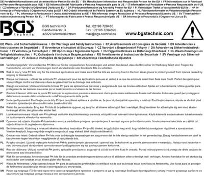 BGS Dopsleutelbit 3/8 kruiskop PH3