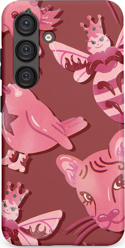 Casetastic Hoesje Geschikt voor Samsung S25 - Stijlvolle Beschermende Duo-layer Case - Luxe dieren