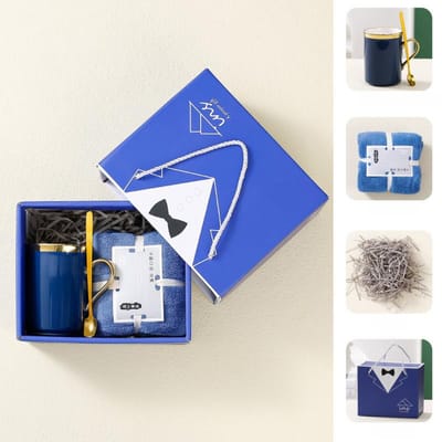 Creatieve Vakantie Cadeau Beker Souvenir Set Cadeauverpakking Waterbeker Cadeau Bruiloft Bedankje Openings Evenement Zakelijk 350ml