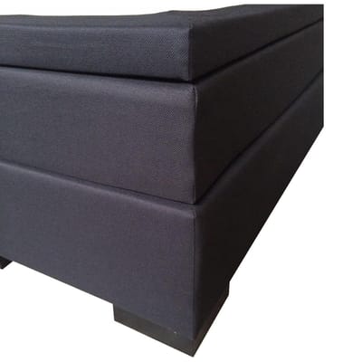 Slaaploods.nl Sara - Boxspring Inclusief Matras - 120x200 cm - Zwart