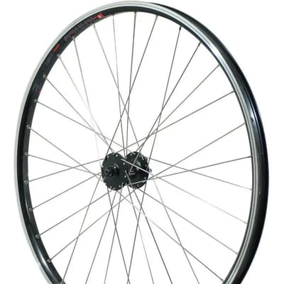 Voorwiel-fiets dubbele wand met oogjes naaf 6-gaats vergrendeling (versterkt) RVS velg spaken Velox Kargo Disc V-Brake Shimano M475 Disc 25C 32