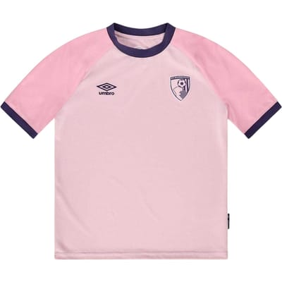 Umbro AFC Bournemouth Raglan-T-shirt voor kinderen (Roze)