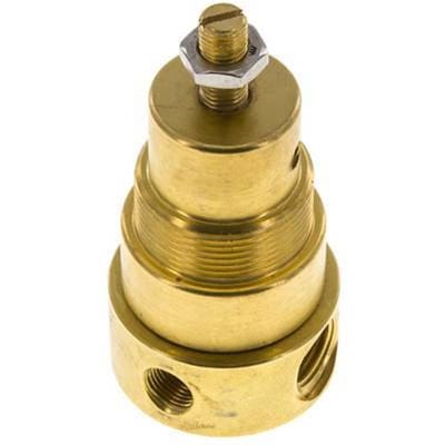 Drukregelaar G1/4'' 330l/min 1.0-15.0bar/14-218psi Messing Gassen Vloeistoffen