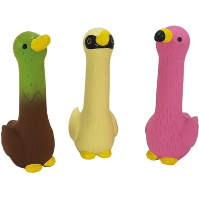 Latex vogelspeeltje voor honden Nobby Pet (x3)