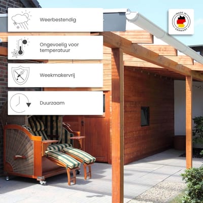 Halfronde Gootverbinder 100mm PVC-U voor Dakgoot Reparaties