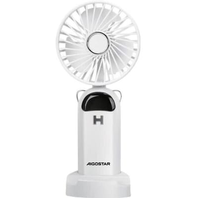 Aigostar USB draagbare ventilator-3 bladen-5 standen-Wit