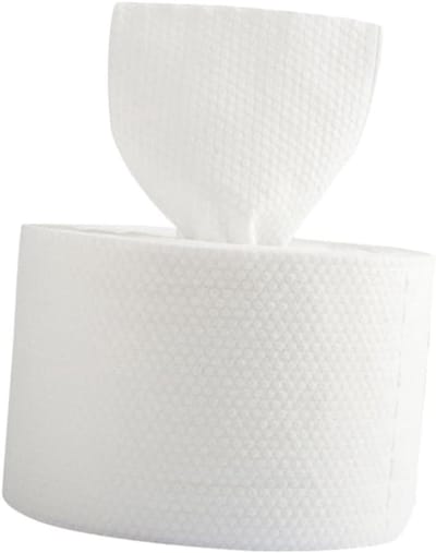 Gezichtsreinigingspads - Wegwerp Washandjes - Make-up Verwijderen - Nat en Droog Gebruik - 20 x 19.5 cm - Wit