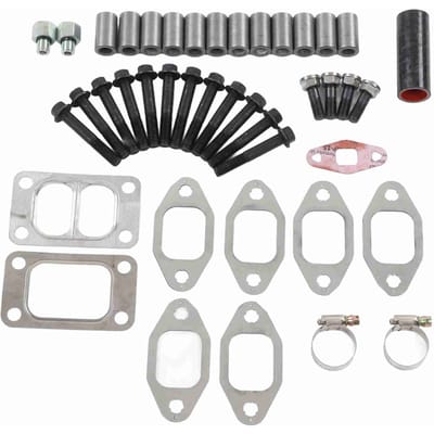Pakking Bout Uitlaatspruitstuk Turbo Montage Kit Geluidsarm Sterke Afdichting Vervanging Voor Dodge Ram 3500 2500 black