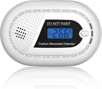 Easeware Koolmonoxidemelder - CO Melder, CO Meter & Koolmonoxidemelders - 10 Jaar Batterij - Always On LCD display - Geen valse alarmen - Voldoet aan norm - Koolmonoxide Melders