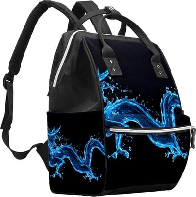 Luiertas Rugzak - Babytas Mummie Tas - Babyverzorging Organiseren - Grote Capaciteit - 10.6x7.8x14 inches - Meerkleurig