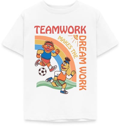 Sesamstraat Ernie En Bert Teamwork T-Shirt Kinderen