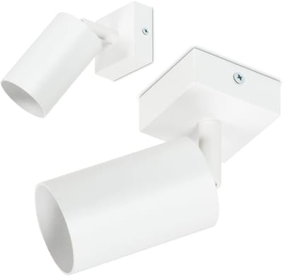 Kwazar Luminaire LED-plafondspot GU10 plafondlamp woonkamer wandlamp speelkamer VENTO.1 wit