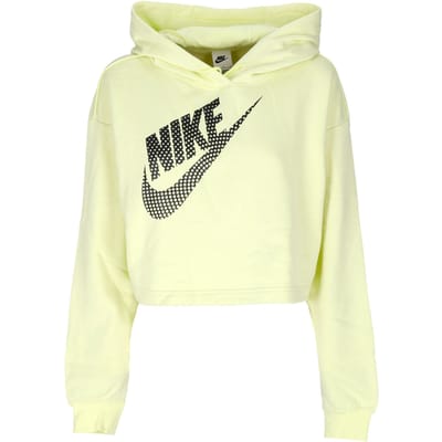 Cropped hoodie Dames sportkleding Fleece pullover Crop hoodie Lichtgroen