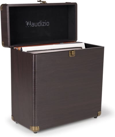 Audizio RC32 Vinyl Platenkoffer voor max 30/35 platen - Donkerbruin