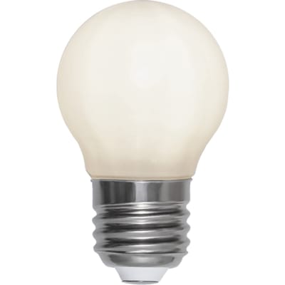 Standaard bol - E27 - 2W - Extra Warm Wit - 2700K - Opaal