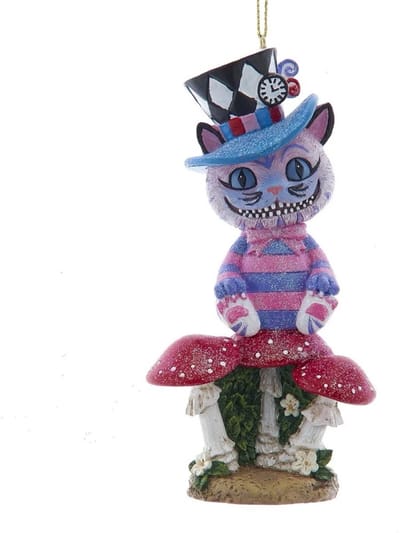 Kurt S. Adler - Cheshire Cat Kersthanger - 12,7 cm - polyresin