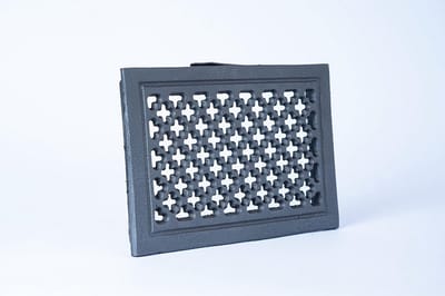 Ventilatierooster Gietijzer Rechthoekig - Hittebestendig en Weerbestendig