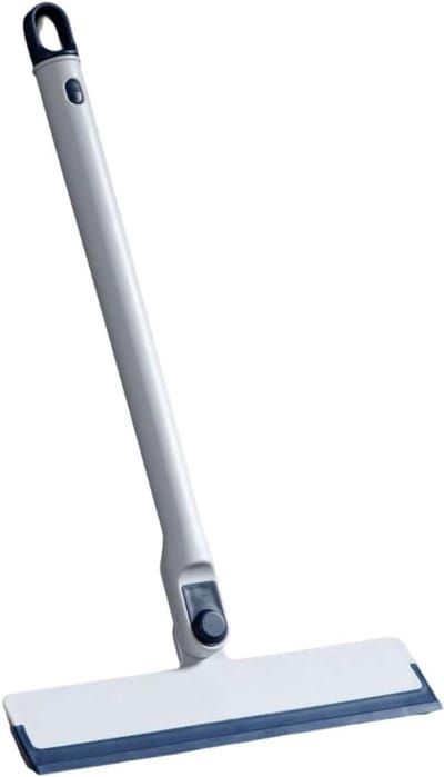 Ramenwasser - Glazenwasser Spons - Streeploos Schoonmaken - 360 Graden Roterend - 24 cm - Blauw