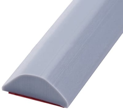 Dailygoody - Waterdichte Douche Strip - Silicone Waterstop - Zelfklevend - Grijs - Drempelbescherming - Ideaal voor Frameloze Douchedeuren - Duurzaam