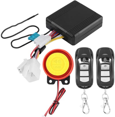 Dailygoody - TKSE Motorfiets Alarm Systeem - Draadloze Anti-diefstal met 2 Afstandsbedieningen