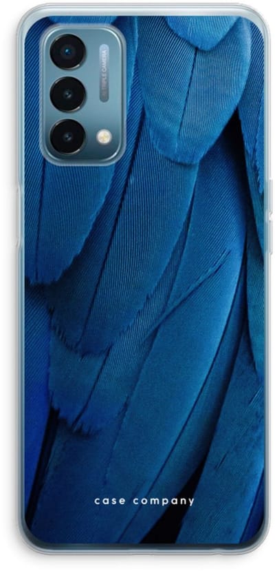 Case Company® - Hoesje geschikt voor OnePlus Nord N200 5G hoesje - Pauw - Soft Cover Telefoonhoesje - Bescherming aan alle Kanten en Schermrand