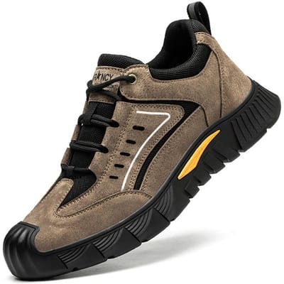 Veiligheidsschoenen voor heren Onverwoestbare schoenen met stalen neus Veiligheidsschoenen voor heren Lekvrije veiligheidsschoenen voor heren Werkschoenen voor heren Sneakers Antislip veiligheidsschoenen 46