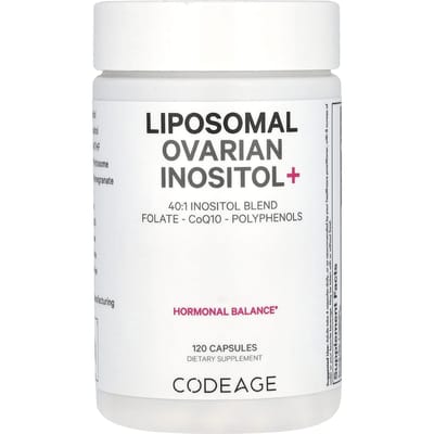 Codeage, liposomal, inositol+ ovarien, 120 gélules