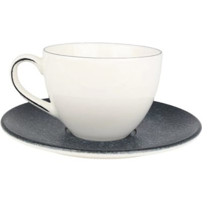 Bonna Mega - Thee kopjes & schotel - 230 cc - Porselein - set van 6