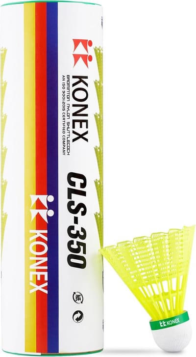Nylon Shuttlecock - Badminton Bal - Wedstrijd Spelen - Snelle Herstel Eigenschappen - 6 Stuks - Geel